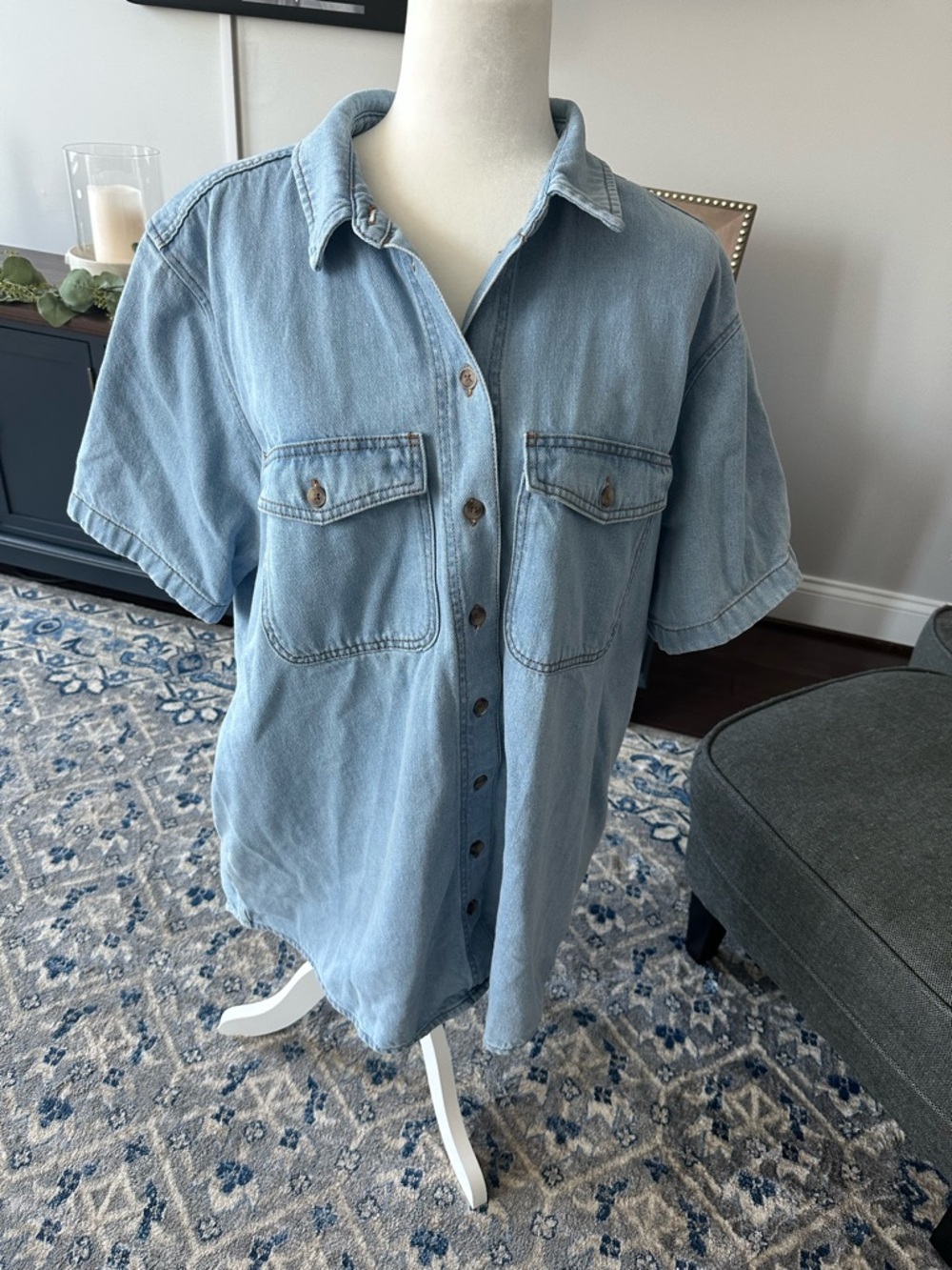 Universal Thread Light Blue Denim Dress